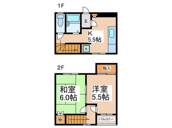 アバンティ泉佐野四番館の物件間取画像